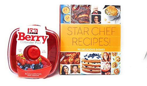 Joie Berry - Colander Pod (Color Variety) Bundle with Star Chef Recipes!: 90 Delicious Dishes