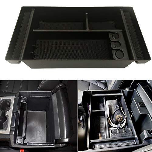 JOJOMARK for 2019 GMC Sierra 1500 Accessories Chevy Silverado 1500 Center Console Organizer Tray, Also for 2020 Chevy Silverado/GMC Sierra 1500/2500 HD/3500 HD -Full Center Console Models Only