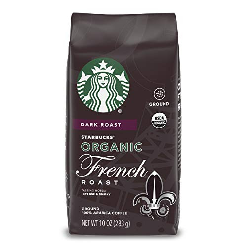 Starbucks Dark Roast Ground Coffee Organic French Roast 100% Arabica 1 bag (10 oz.) Starbucks Dark Roast Ground Coffee Organic French Roast 100% Arabica 1 bag (10 oz.)