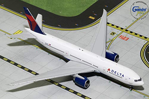 GeminiJets Delta Air Lines B777-200LR N708DN 1:400 Scale Diecast Model Airplane