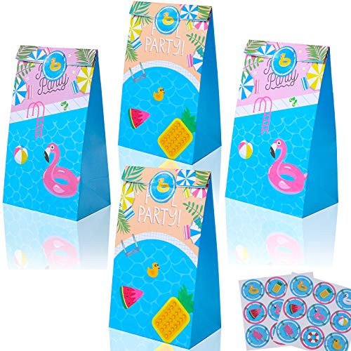 24PCS Summer Pool Party Bags,Beach Ball Goody Favor Gift Bags,Candy Treat Bags,for Swimming Pool Theme Party Decoration Supplies,Favor for Beach Party, Luau Party and Hawaiian Party (24) 24PCS Summer Pool Party Bags,Beach Ball Goody Favor Gift Bags,Candy Treat Bags,for Swimming Pool Theme Party Decoration Supplies,Favor for Beach Party, Luau Party and Hawaiian Party (24)