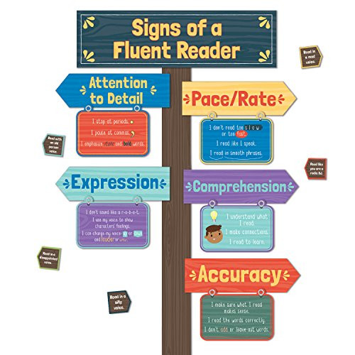 Carson Dellosa Signs of a Fluent Reader Mini Bulletin Board Set (110384)
