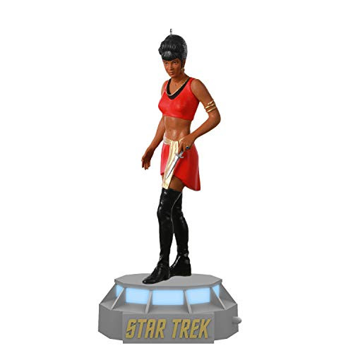 Hallmark Keepsake Christmas Ornament 2020, Star Trek Mirror, Mirror Collection Lieutenant Nyota Uhura Storytellers With Light and Sound