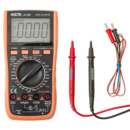 Accta AT-280 Digital Multimeter True RMS Voltage Current Capacitance Conductance Inductance Resistance