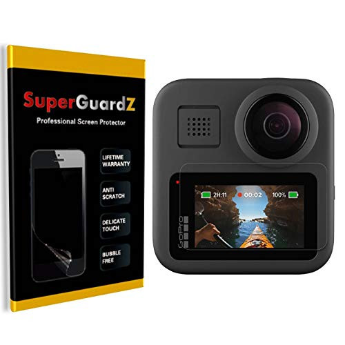 [8-Pack] for GoPro Max Screen Protector, SuperGuardZ, Ultra Clear, Anti-Scratch, Anti-Bubble [Lifetime Replacement]