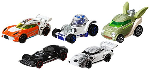 Star Wars Hot Wheels Pack of 5 Vehicles