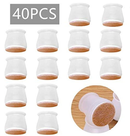 Furniture Silicone Protection Cover40pcs Silicone Chair Legs Floor Protectors Caps ?Furniture Leg Caps with Anti-Slip Felt Pads, Move Furniture Quietly and Protect Your Floors from Scratches (Brown) Furniture Silicone Protection Cover40pcs Silicone Chair Legs Floor Protectors Caps ?Furniture Leg Caps with Anti-Slip Felt Pads, Move Furniture Quietly and Protect Your Floors from Scratches (Brown)