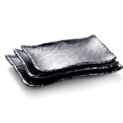 1 Pc Kinglang Melamine Round Similar Stone Marble Bread Fruit Dinner Plate