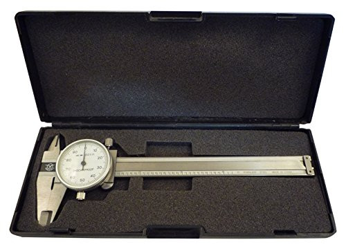 HHIP 4100-0019 Precision Dial Caliper, 0-4" Range, 001 Accuracy, 0.001" Graduation