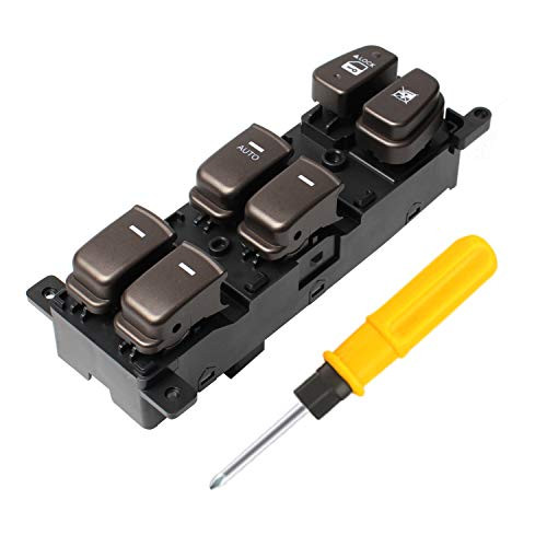 Master Power Window Switch for 2008-2010 Hyundai Sonata, Front Left Driver Side Control Switch 93570-3K600
