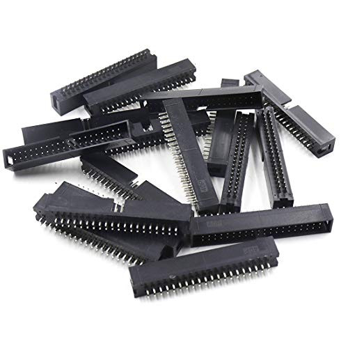 Mecion 40 Pin Double Row Straight IDC Male Socket PCB Box Header 17pcs