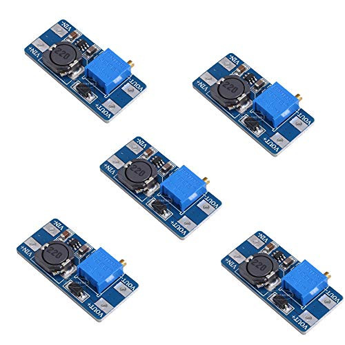 5pcs MT3608 DC-DC Step Up Power Apply Module Booster 2A Power Module for Arduino