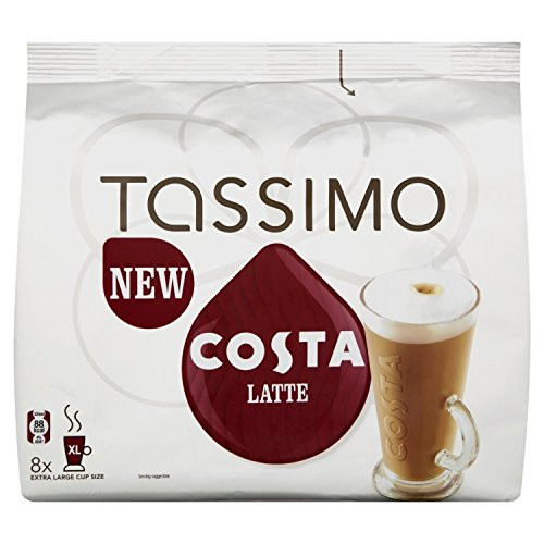 Tassimo Costa Latte (8 Drinks Per Pack) (Pack Of 3, Total 48 T-Discs) Tassimo Costa Latte (8 Drinks Per Pack) (Pack Of 3, Total 48 T-Discs)