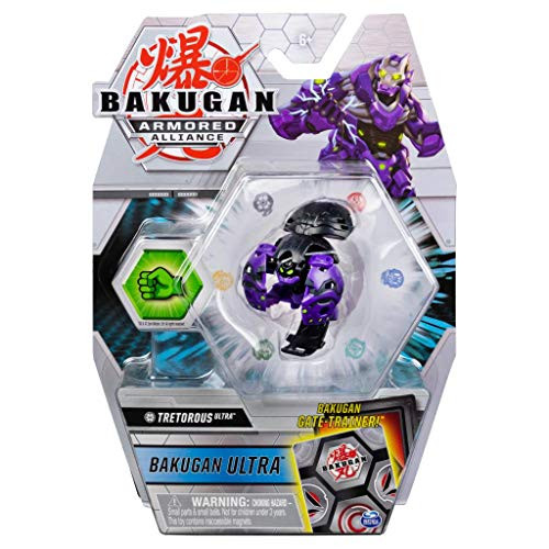 Bakugan Ultra, Darkus Tretorous, Season 2 Armored Alliance - 3-inch Tall Collectible Transforming Creature, for Ages 6 and Up