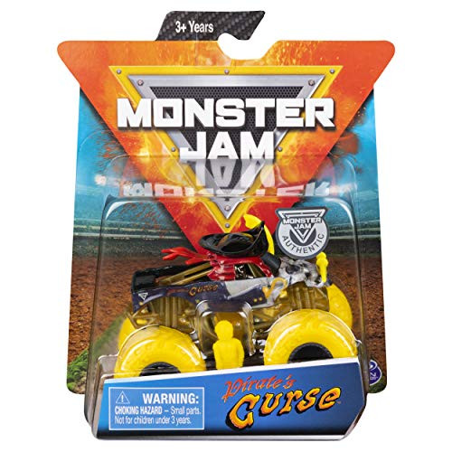 Monster Jam 1:64 Scale Pirate's Curse with Yellow Wheels