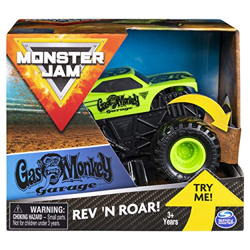 Monster Jam, Official Gas Monkey Rev N Roar Monster Truck, 1: 43 Scale