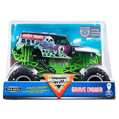 Monster Jam 2020 Grave Digger Official 1:24 Scale Diecast Monster Truck by Spin Master Monster Jam 2020 Grave Digger Official 1:24 Scale Diecast Monster Truck by Spin Master
