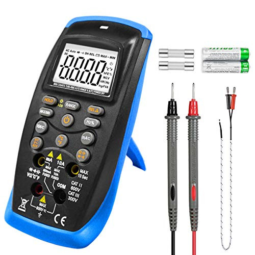 INFURIDER Digital Multimeter,Auto-Raging TRMS 6000 Counts Voltmeter Ammeter Ohmmeter for AC DC Volt &Current, Ohm,Capacitance,Temp,Hz and Diode Tester Electrical Tester with NCV