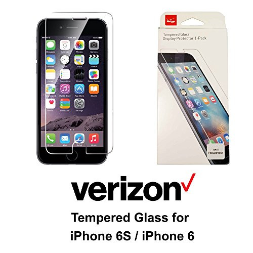 Verizon Tempered Glass Display Screen Protector for Apple iPhone 6s / iPhone 6 - Clear - Retail Package Verizon Tempered Glass Display Screen Protector for Apple iPhone 6s / iPhone 6 - Clear - Retail Package