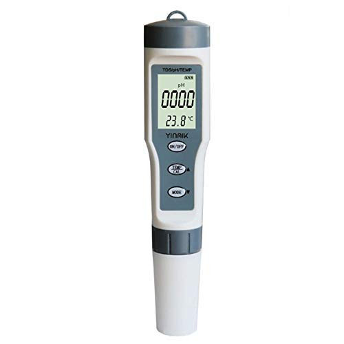 Digital PH Meter, Hydroponic Water Quality Tester Digital LED PH Meter Accurate and Reliable for Household Drinking Water, Swimming Pools, Aquarium