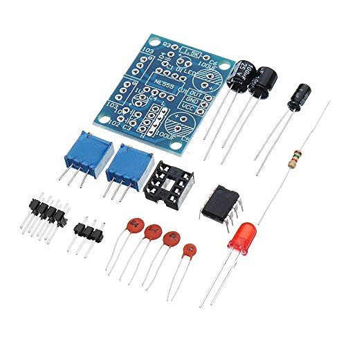 DDIY DIY Electric kit Square Wave Signal Generator Pulse Generator Electronic Production Kits NE555 with Square Wave Output