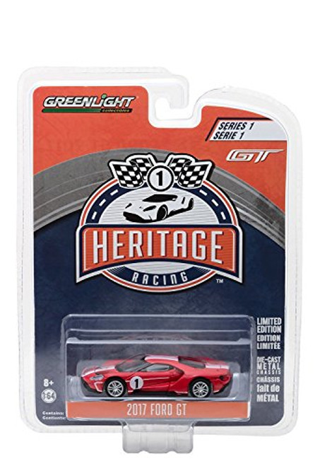 Greenlight Kit Toy Car Diecast 1:64 Heritage Racing Series 1 - 2017 Ford GT - 1966 #2 Ford GT40 Mk IV Tribute Red Color Limited Edition Greenlight Kit Toy Car Diecast 1:64 Heritage Racing Series 1 - 2017 Ford GT - 1966 #2 Ford GT40 Mk IV Tribute Red Color Limited Edition