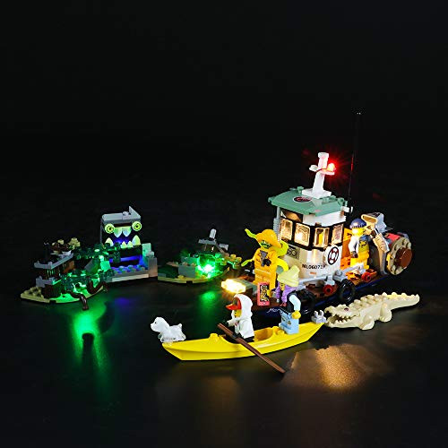 LIGHTAILING Light Set for (Hidden Side Wrecked Shrimp Boat) Building Blocks Model - Led Light kit Compatible with Lego 70419(NOT Included The Model)
