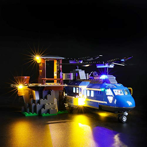 LIGHTAILING Light Set for (City Mountain Arrest) Building Blocks Model - Led Light kit Compatible with Lego 60173(NOT Included The Model)