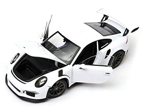 Porsche 911 GT3 RS White 1/24-1/27 Diecast Model Car by Welly 24080