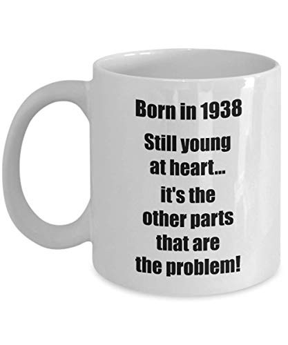 81st Birthday Gifts for Women Men Happy 81 year old 11 oz coffee mug tea cup Born in 1938 Vintage Cheers to Made Since Grandmother Grandfather