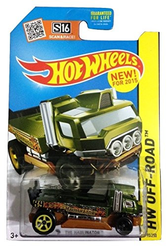 Hot Wheels 2015 HW Off-Road The Haulinator Flat Bed Truck 90/250, Green