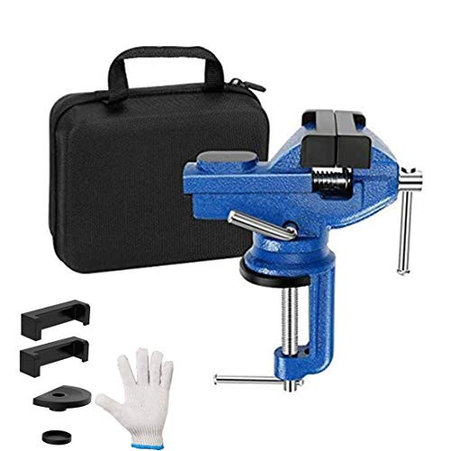 Vise Universal Rotate 360° Work Clamp-on Vise Table Vise, 3"