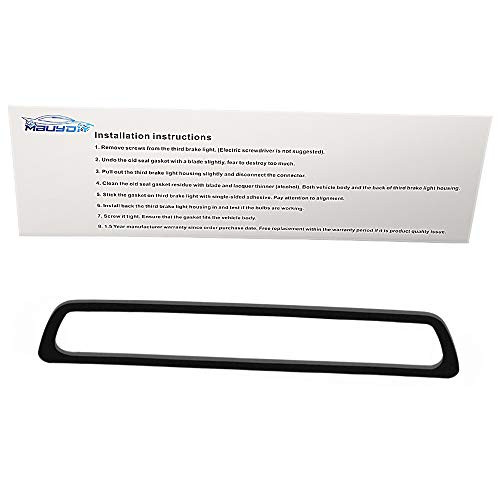 MbuyDIY 3rd Third Brake Light Gasket Seal Compatible with 2009-2014 F150 High Mount Stop Lamp Assembly, Single-sided adhesive MbuyDIY 3rd Third Brake Light Gasket Seal Compatible with 2009-2014 F150 High Mount Stop Lamp Assembly, Single-sided adhesive