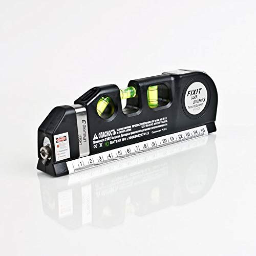 Multipurpose Laser level Tape Laser Measure Line 8 feet Tape Measure Ruler Adjusted Standard and Metric Rulers