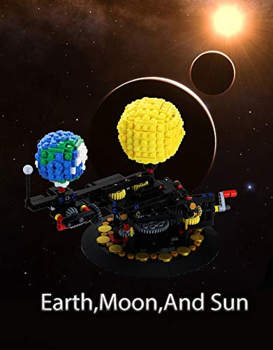 4477 Earth, Moon and Sun Model World Creative Building Kit Model MOC Building Blocks Toy(189 PCS)