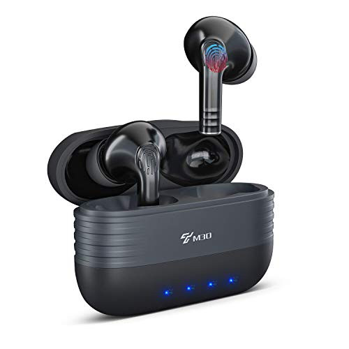 Wireless Earbuds Bluetooth 5.0 in-Ear True Wireless Stereo Headphones Long Playtime Bluetooth Earbuds Built-in Mics IPX7 Waterproof Smart Touch Control Enhanced Bass Bluetooth Earbuds for Sports Work Wireless Earbuds Bluetooth 5.0 in-Ear True Wireless Stereo Headphones Long Playtime Bluetooth Earbuds Built-in Mics IPX7 Waterproof Smart Touch Control Enhanced Bass Bluetooth Earbuds for Sports Work