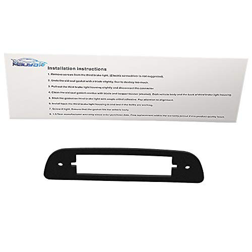 MbuyDIY 3rd Third Brake Light Gasket Seal Compatible with 1995-2015 Tacoma High Mount Stop Lamp Assembly, Single-sided adhesive MbuyDIY 3rd Third Brake Light Gasket Seal Compatible with 1995-2015 Tacoma High Mount Stop Lamp Assembly, Single-sided adhesive