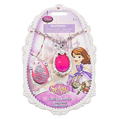 Sofia the First Light-up Amulet Disney Princess Necklace