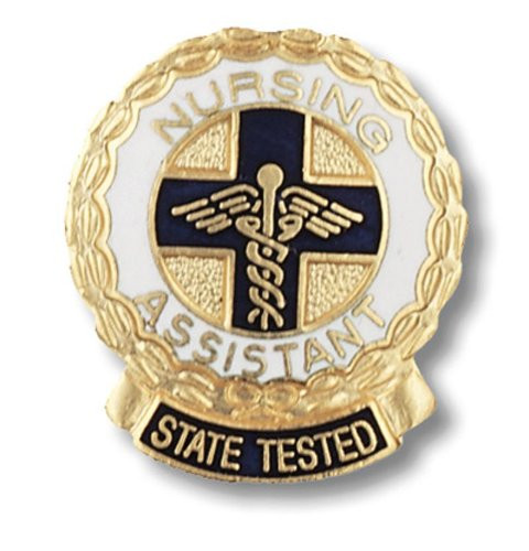 Prestige Medical Emblem Pin, State Tested Nurses Assistant