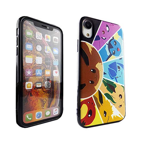 iPhone XR CASEMPIRE Game Characters TPU Case Shock Proof Never Fade Slim Fit Cover for iPhone XR Vaporeon Eevee Jolteon