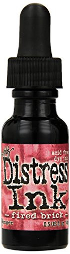 Ranger Tim Holtz Distress Ink Reinker 1/2-Ounce, Fired Brick