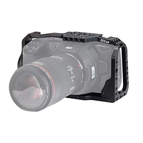 Nitze BMPCC 4K/6K Camera Cage for Blackmagic Pocket Cinema Camera 4K/6K - TP-B6K