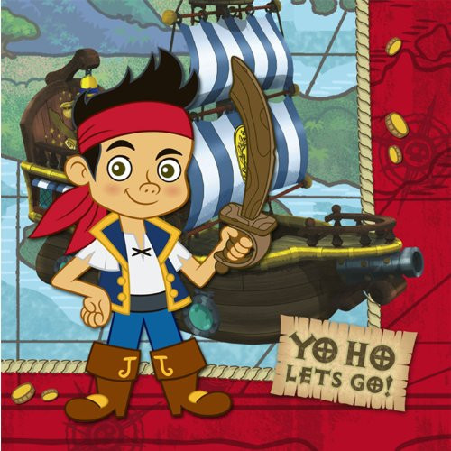 Jake and the Never Land Pirates Luncheon Napkin Jake and the Never Land Pirates Luncheon Napkin