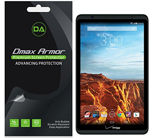 [3-Pack] Dmax Armor for Verizon Ellipsis 8 Screen Protector High Definition Clear Shield