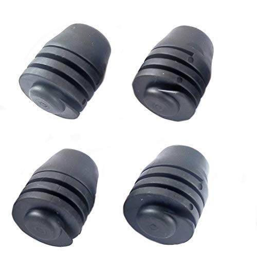 EIVEA Hood Rubber cushion Bumper-Bonnet Cushion Spin Hood Bumper Stops Fit Cushion Stoppers Black Rubber-4 Pcs