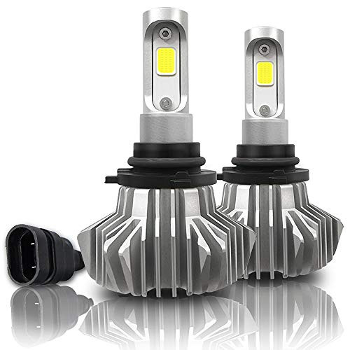 9006/HB4 Led Headlight Bulbs 50W 5000Lumens Fanless All-in-one Conversion Kit LED Waterproof Low Beam Headlights 6500K Cool White IP68 replacement Pack of 2