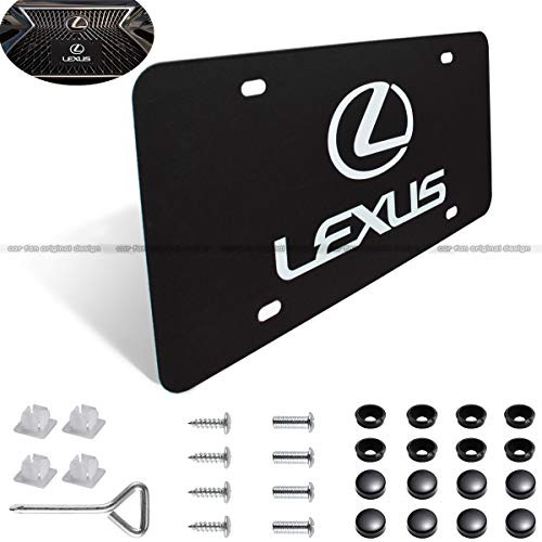 Metal tag License Plate Frame for Lexus,Black tag License Cover,Decorate Front License Plate
