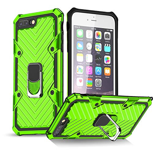 rejazz iPhone 7 Plus Case | iPhone 8 Plus Case | Kickstand | [ Military Grade ] 15ft. SGS Drop Tested Protective Case | Compatible for Apple iPhone 8 Plus/iPhone 7 Plus-Green (iPhone 7/8 Plus)