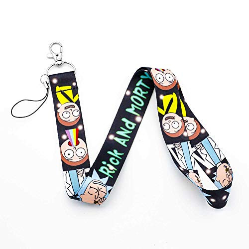 Rick and Morty Lanyard ID Badge Holder Breakaway Lanyard Keychain (LD-Rick2C)