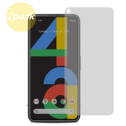 VIESUP for Google Pixel 4A Privacy Screen Protector, [2pack] Ultra Thin Anti-stracth Anti-spy Screen Tempered Glass Protective Film for Pixel 4A Google